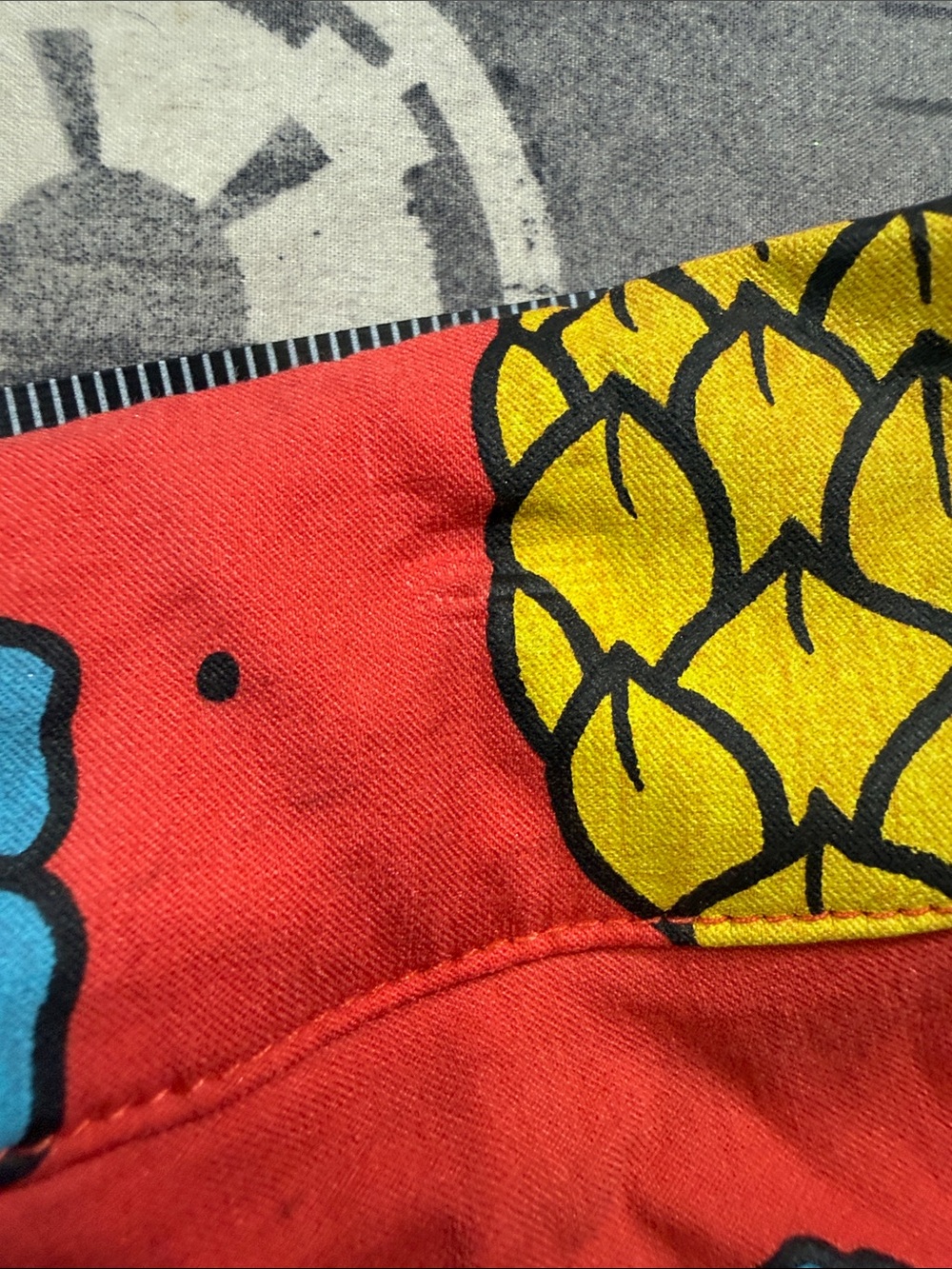 SOURPUSS TIKI PINEAPPLE PRINT SWEETIE PIE SHORTS SZ XL EUC - Picture 8 of 9